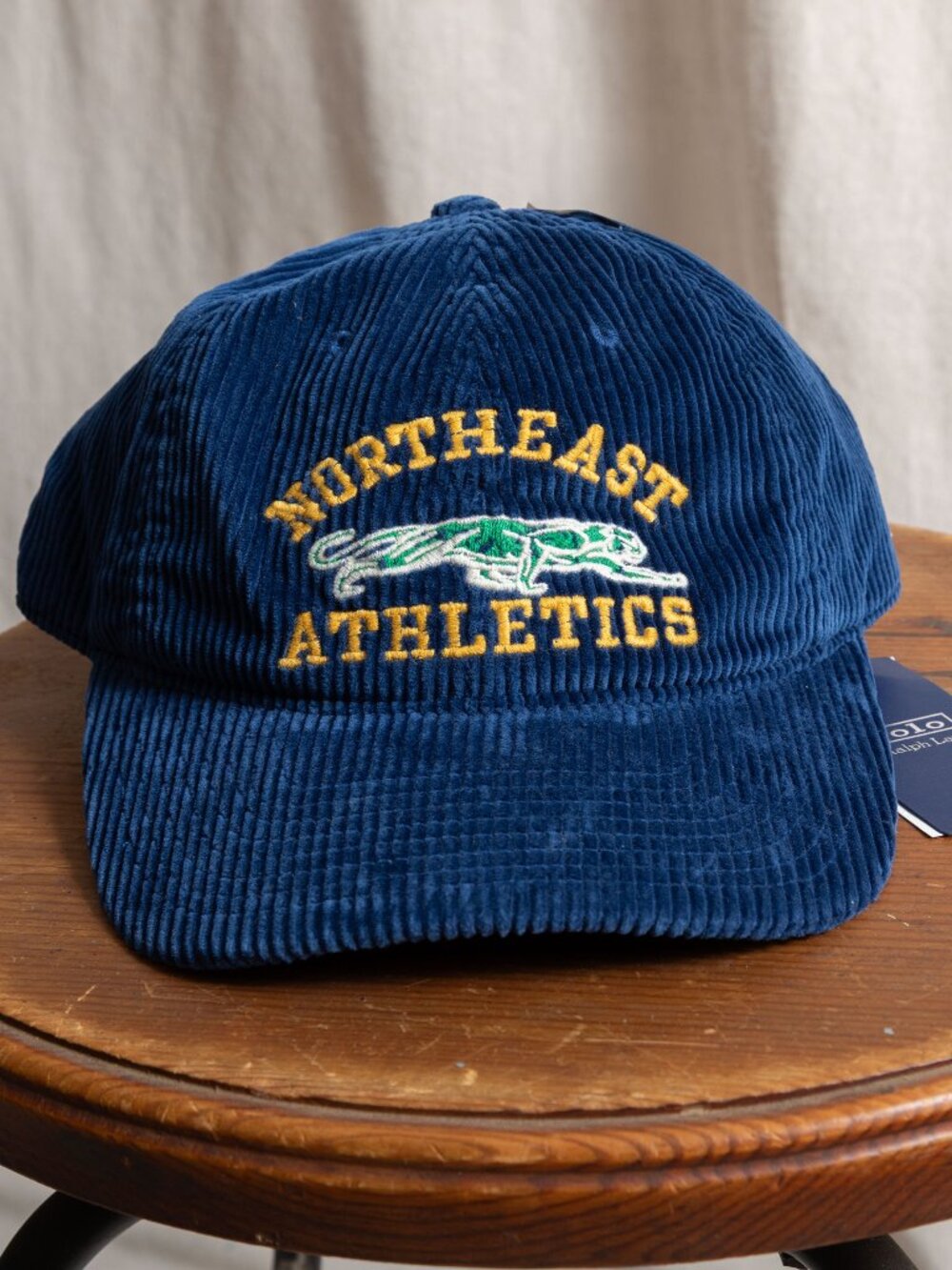 Polo Ralph Lauren Collegiate Northeast Athletic Panther Corduroy Ball Cap